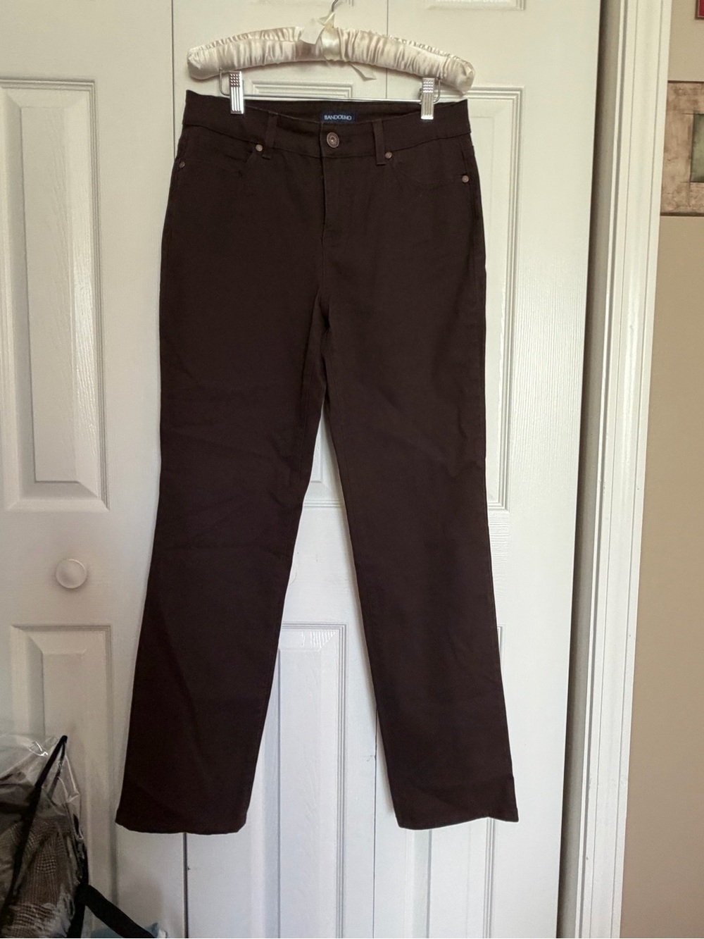 Bandolino Brown Straight-Leg Jeans